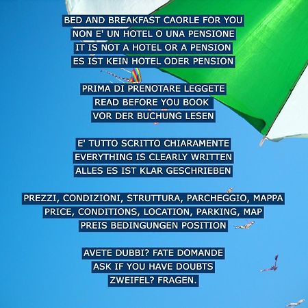 B&B Caorle For You Eksteriør billede